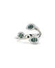 18K White Gold Alexandrite Diamond Engagement Ring - R24014