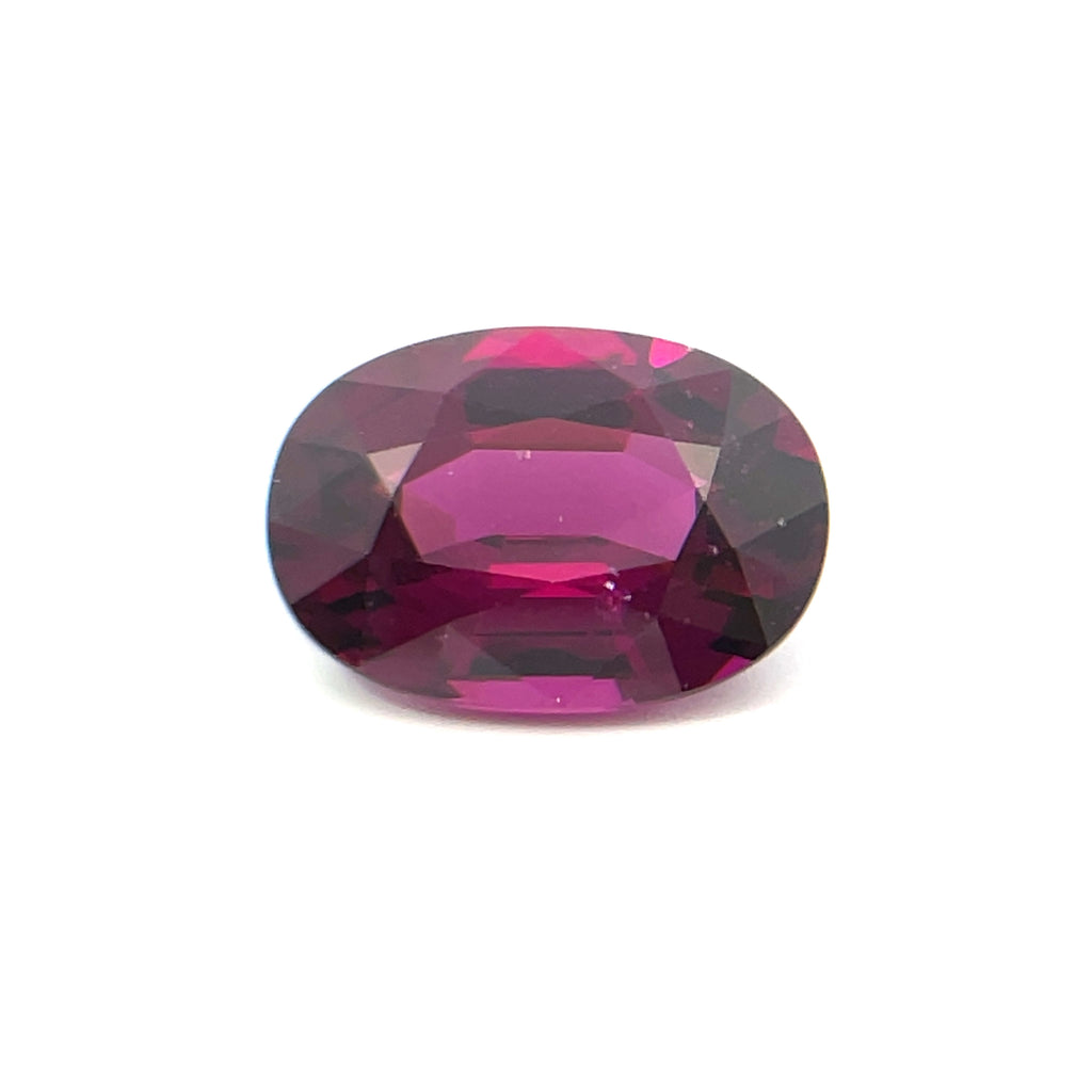 6.35cts Natural Gemstone Purple Rhodolite Garnet - Oval Shape - 21710RGT