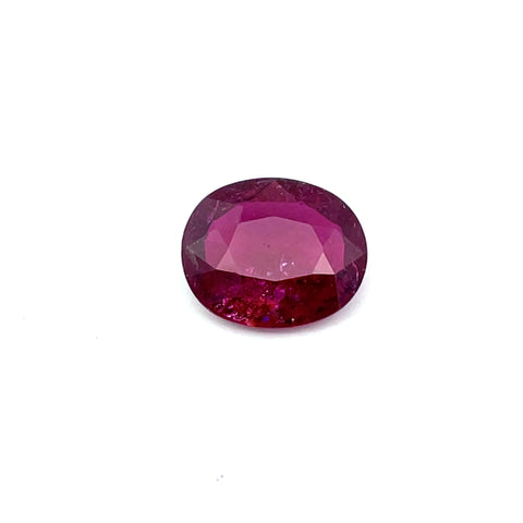 1.91cts Natural Rubellite Tourmaline Gemstone - Oval Shape - 21931RGT