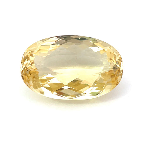 22.00cts Natural Yellow Beryl Gemstone - Oval Shape - 21939RGT