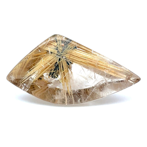 25.38cts Natural Rutile Quartz Gemstone - Fancy Shape - 21970RGT