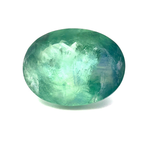 50.03cts Natural Fluorite Gemstone - Oval Shape - 21986RGT