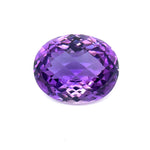 12.56cts Natural Amethyst Gemstone - Oval Shape - 22048RGT