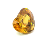 13.77cts Natural Unheated Golden Yellow Sphene Gemstone - Heart Shape - 22127RGT