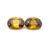 8.99cts Natural Unheated Golden Yellow Sphene Pair - Oval Shape - 22129RGT