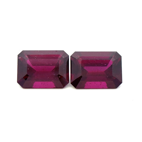 11.59cts Natural Purple Rhodolite Gemstone - Octagon Shape - 22189RGT