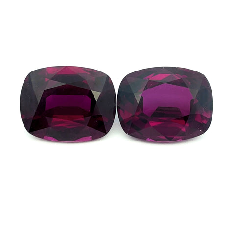 11.29cts Natural Purple Rhodolite Gemstone - Cushion Shape - 22191RGT