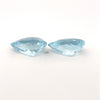 4.92cts Natural Blue Aquamarine Gemstone Pair  - Pear Shape - 22200RGT