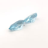 4.92cts Natural Blue Aquamarine Gemstone Pair  - Pear Shape - 22200RGT