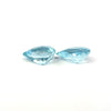 6.11 cts Natural Blue Aquamarine Gemstone Pair  - Pear Shape - 22200RGT