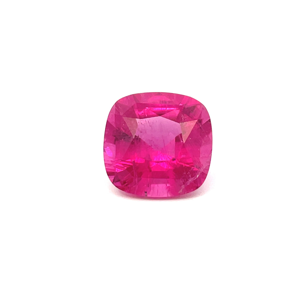 5.12 cts Natural Gemstone Rubellite Tourmaline - Cushion Shape - 22282RGT