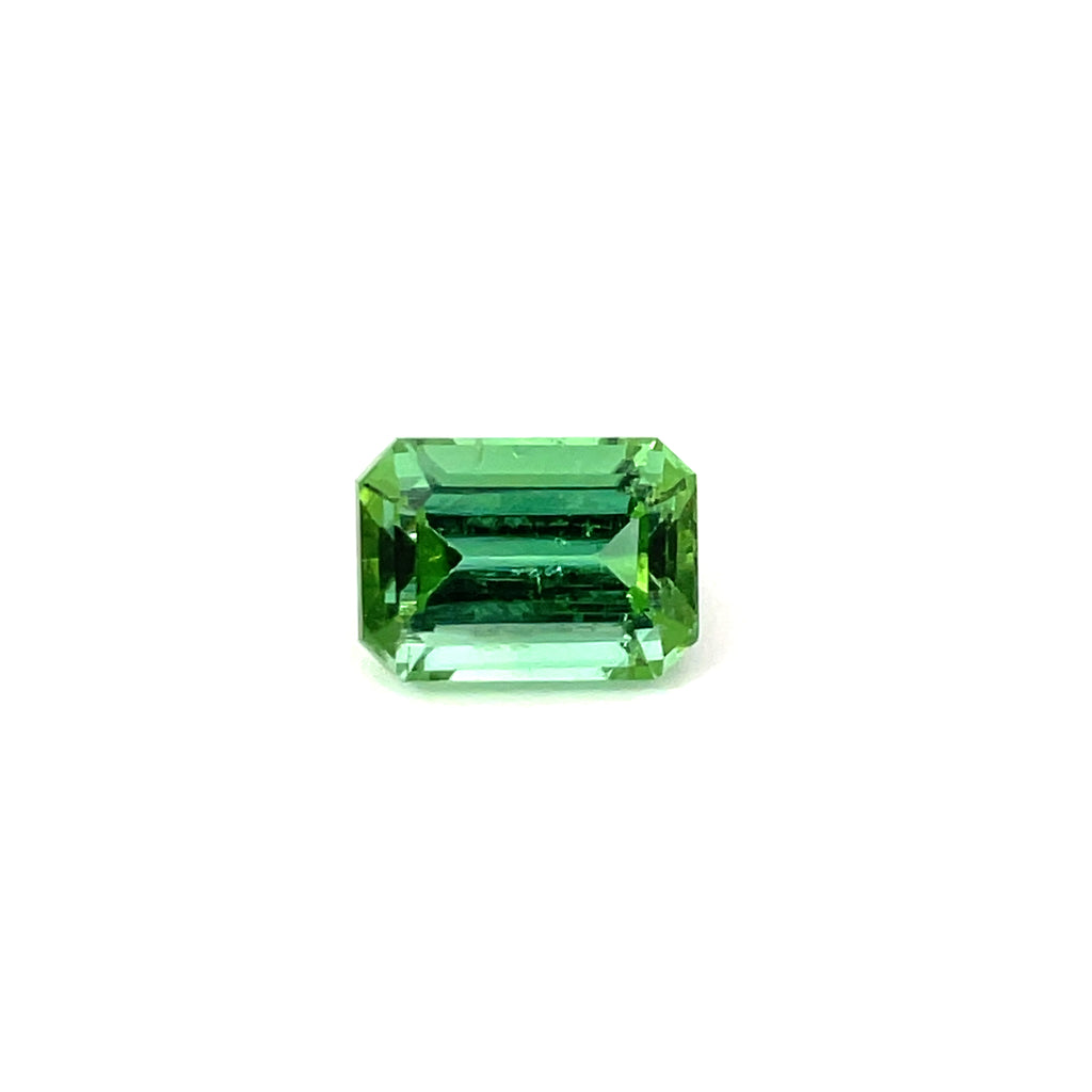 1.32 cts Natural Gemstone Green Tourmaline - Emerald Shape - 22323RGT