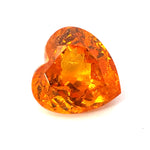 4.10cts Natural Gemstone Mandarin Spessartite Garnet - Heart Shape - 23463RGT