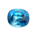 22.42cts Natural Gemstone Blue Zircon from Cambodia - Cushion Shape - 23524RGT