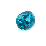 11.43 cts Natural Gemstone Blue Zircon from Cambodia - Oval Shape - 23532RGT