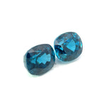 20.40 cts Natural Gemstone Blue Zircon from Cambodia - Cushion Shape - 23541RGT