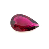 2.02 cts Natural Red Rubellite Gemstone - Pear Shape - 23691RGT