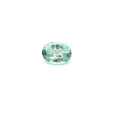 0.92cts Natural Greenish Blue Tourmaline Gemstone - Oval Shape - 23852RGT