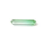 3.67 cts Natural Pastel Green Tourmaline Gemstone - Emerald Shape - 24080RGT