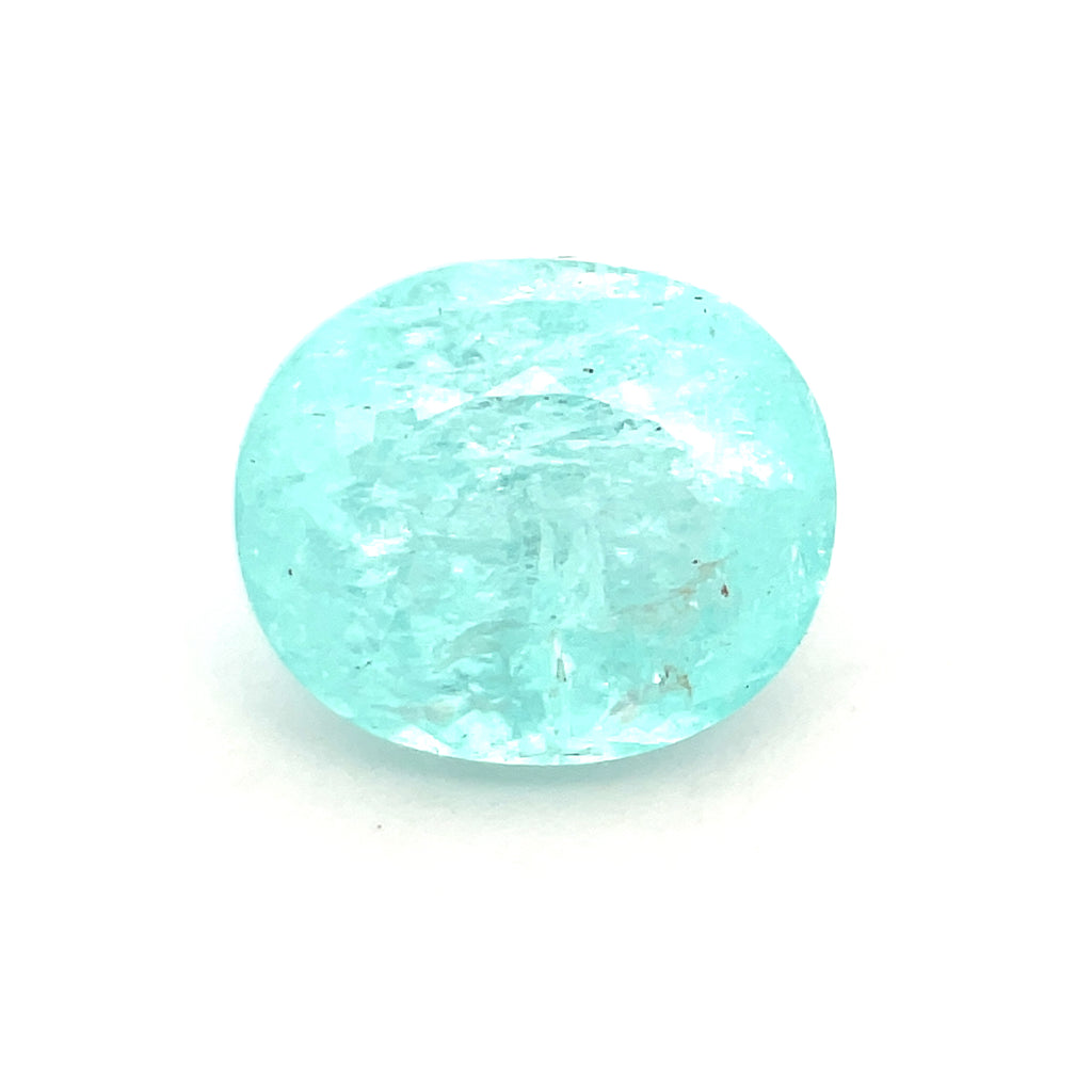 5.38 cts Natural Blue Paraiba Tourmaline Gemstone - Oval Shape - 24095RGT