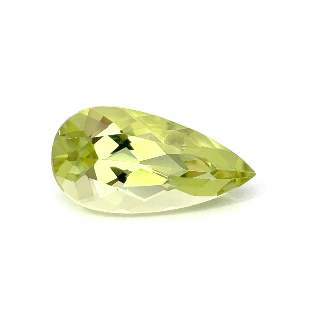 5.31 cts Natural Yellow Beryl Gemstone - Pear Shape - 24103RGT