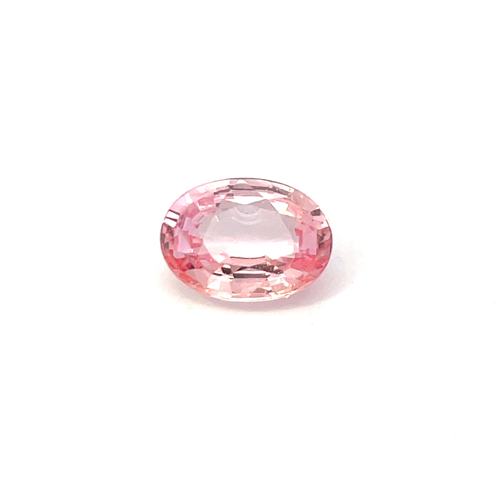 1.33 cts GIA Natural Padparadscha Sapphire Gemstone - Oval Shape - 24254RGT