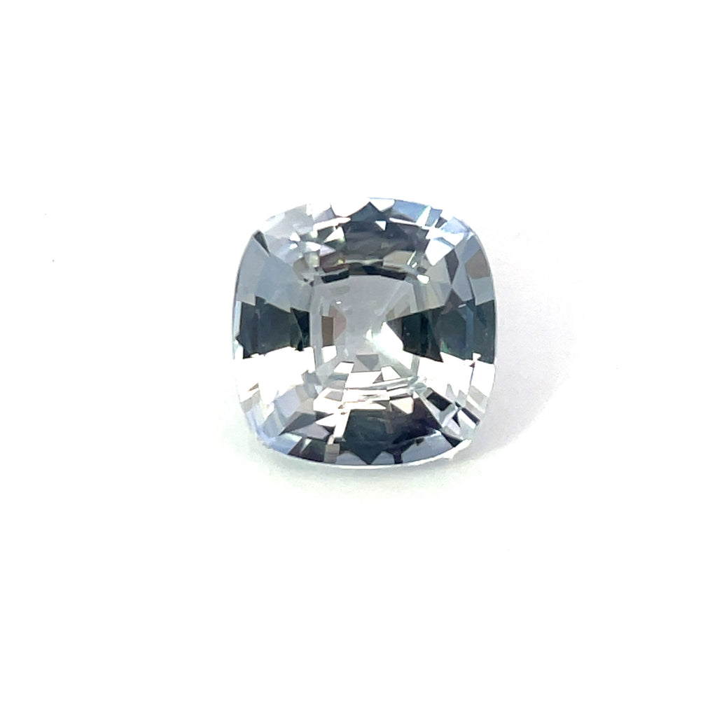 2.16 cts Natural White Sapphire Gemstone - Cushion Shape - 24213RGT