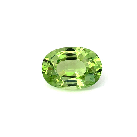 3.03 cts Natural Gemstone Mint Green Tsavorite Garnet  - Oval Shape - 24225RGT