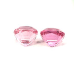 6.99 cts Natural Gemstone Baby Pink Tourmaline Pair - Cushion Shape - 24230RHK