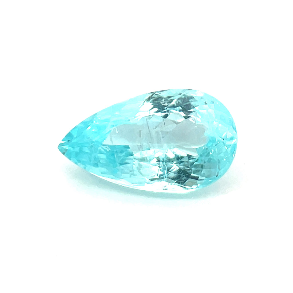 3.75 cts Natural Blue Paraiba Tourmaline Gemstone - Pear Shape - 24275RGT