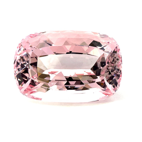 37.87 cts Natural Pink Morganite Gemstone  - Cushion Shape - 24281RGT