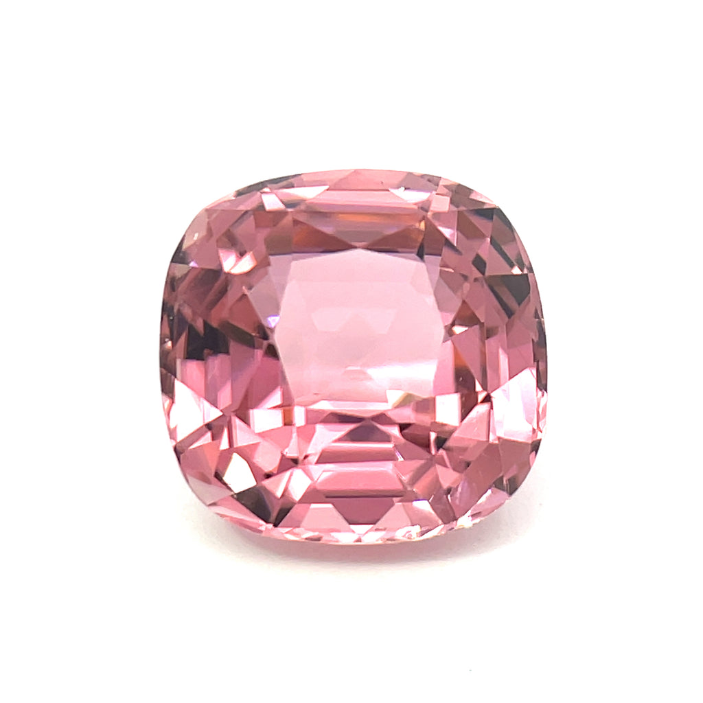 10.15 cts Natural Gemstone Pastel Pink Tourmaline - Cushion Shape - 24308RGT