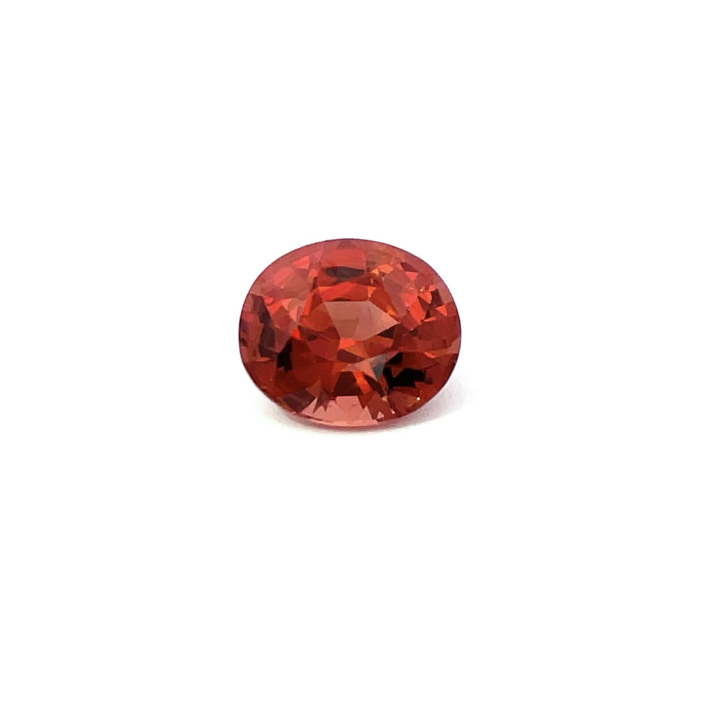 2.57 cts Natural Malaya Garnet Gemstone - Oval Shape - 24362AFR