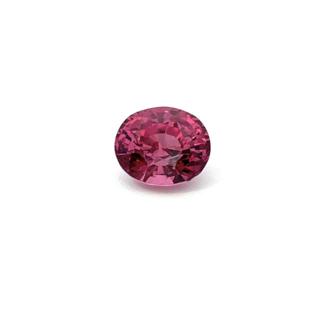 2.48 cts Natural Purplish Pink Malaya Garnet Gemstone - Oval Shape - 24363AFR