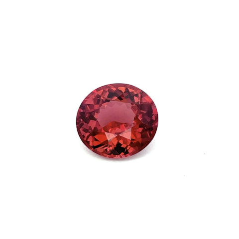 3.13 cts Natural Malaya Garnet Gemstone - Oval Shape - 24364AFR