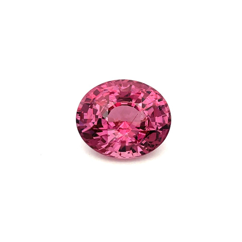6.15cts Natural Gemstone Purplish Pink Rhodolite Garnet- Oval Shape- 24371AFR