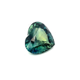 6.06 cts Natural Unheated Gemstone Teal Sapphire - Heart Shape - 24375AFR