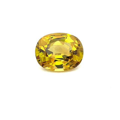 4.38cts Natural Yellow Mali Garnet Gemstone - Oval Shape - 24416RGT