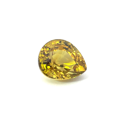 6.12cts Natural Yellow Mali Garnet Gemstone - Pear Shape - 24419RGT