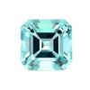 34.61 cts Natural Blue Aquamarine Gemstone  - Assher Shape - 24432RGT