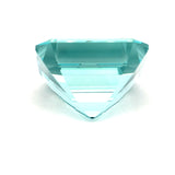 34.61 cts Natural Blue Aquamarine Gemstone  - Assher Shape - 24432RGT