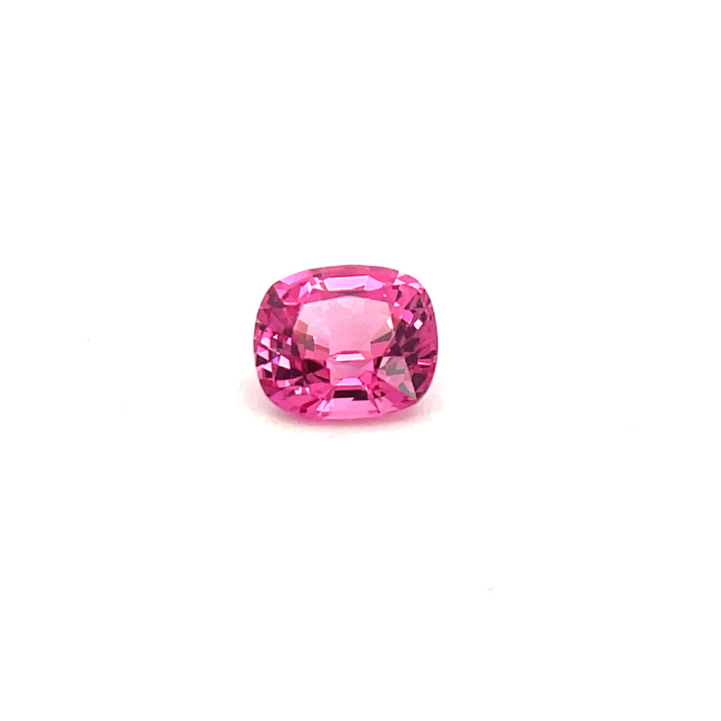 1.47cts Natural Vivid Pink Spinel Gemstone - Cushion Shape - 24478RGT