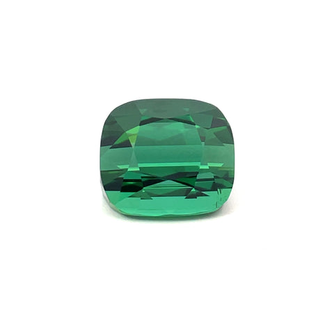 6.84 cts Natural Gemstone Green Tourmaline - Cushion Shape - 24483RGT