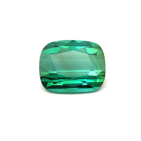 6.71 cts Natural Gemstone Green Tourmaline - Cushion Shape - 24489RGT