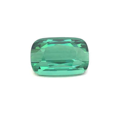 6.03 cts Natural Gemstone Green Tourmaline - Cushion Shape - 24490RGT