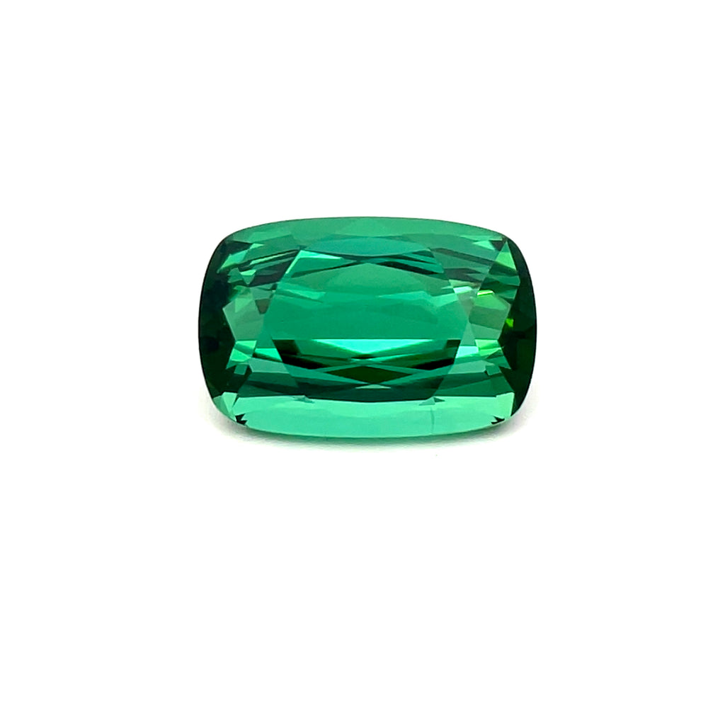 4.95cts Natural Gemstone Green Tourmaline - Cushion Shape - 24490RGT