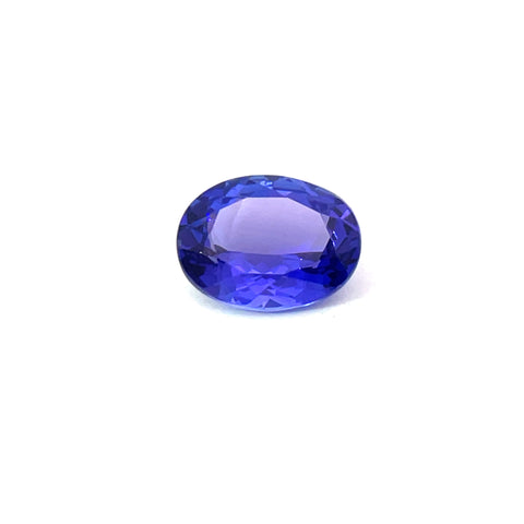 2.06cts Natural Blue Tanzanite Gemstone - Oval Shape - 24498RGT