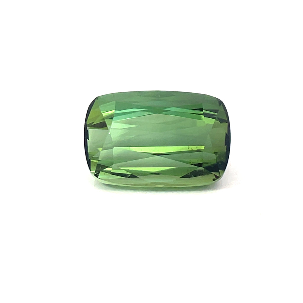 7.10 cts Natural Gemstone Green Tourmaline - Cushion Shape - 24506RGT