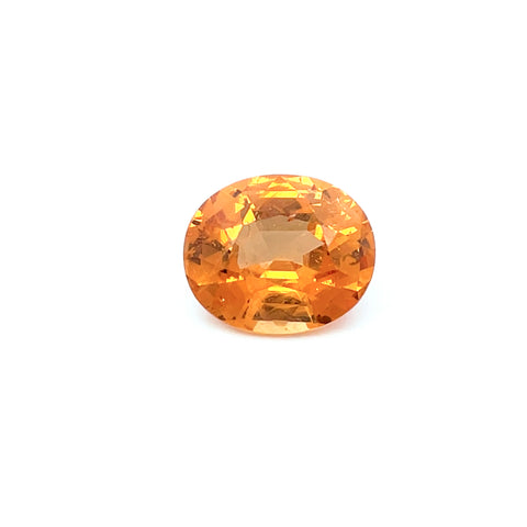 3.56cts Natural Orange Spessartite Garnet Gemstone - Oval Shape - 24509RGT