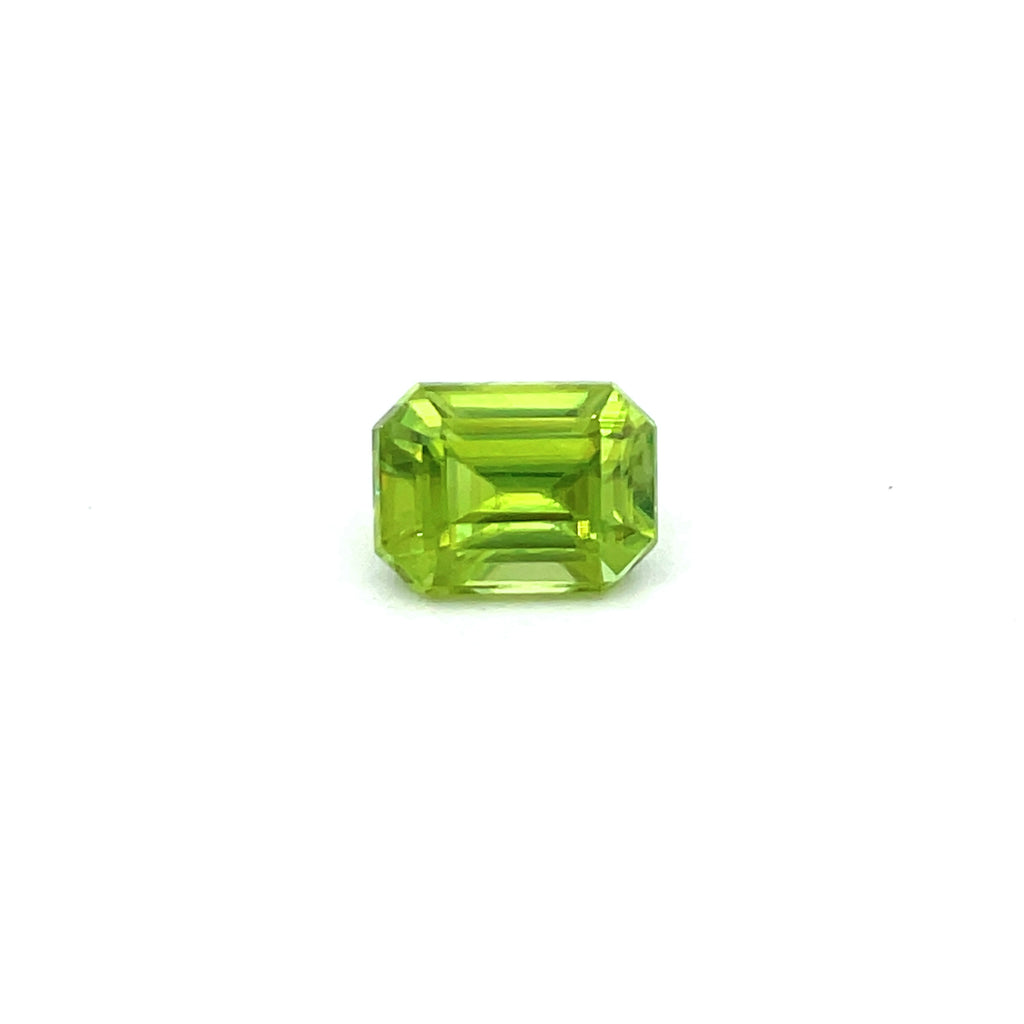 1.79 cts Natural Madagascar Green Sphene Gemstone - Octagon Shape - 24573RGT